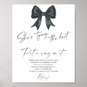 Brautparty mit schwarzem Bug Poster (Vorne)