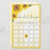 Brautparty mit Sonnenblumen (Vorne/Hinten)