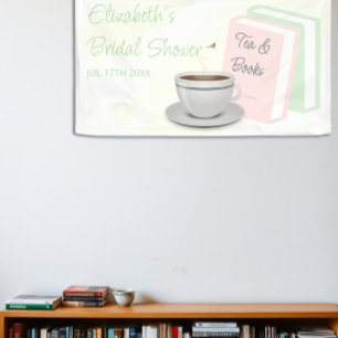 Brautparty mit Tee & Büchern Banner