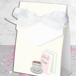 Brautparty mit Tee & Büchern Geschenkschachtel