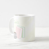 Brautparty mit Tee & Büchern Kaffeetasse (Vorderseite Links)