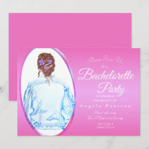 Brautparty mit Vintage-Watercolor-Jeans-Jacke