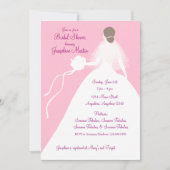 Brautparty Mittagessen Einladung (Vorderseite)