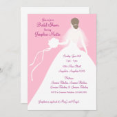 Brautparty Mittagessen Einladung (Vorne/Hinten)