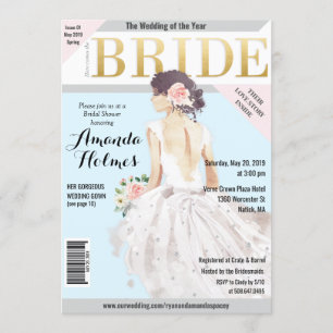 Brautparty Mode Magazin Einladung