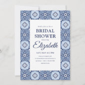 Brautparty Moderne marokkanische Fliesen Einladung (Vorderseite)