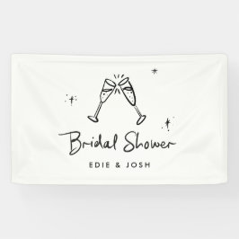 Brautparty Modernes, natürliches und handgeschrieb Banner