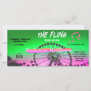 Brautparty Modernes Sommerfestival Flug