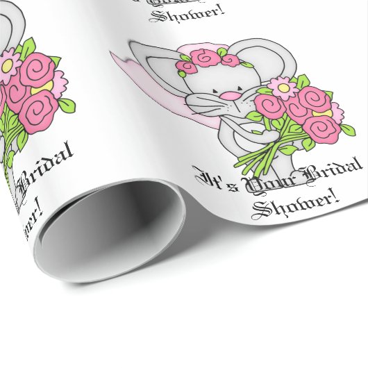 Brautparty Mouse Packpapier (Rolleneckpunkt)