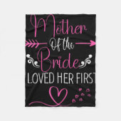 Brautparty Mutter der Braut, die ich ihre ersten l Fleecedecke (Vorderseite)