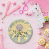 Brautparty Nah-up Rudbeckia Fotograf Pappteller (Party)