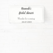 Brautparty Name Datum Jahr hinzufügen Dank für das Banner (InSitu)