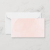 Brautparty-Namenskarte für Schmetterlinge Mitteilungskarte (Rückseite)