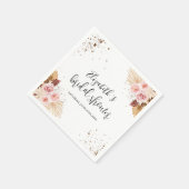 Brautparty Napkins | Boho Floral Serviette (Ecke)