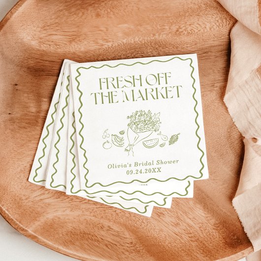 Brautparty Napkins Fresh off Market Serviette