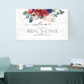 Brautparty Navy Blue und Burgund Banner (Messeveranstaltung)