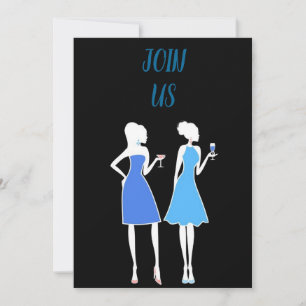 **BRAUTPARTY ODER GIRLNIGHT** PARTY EINLADUNG
