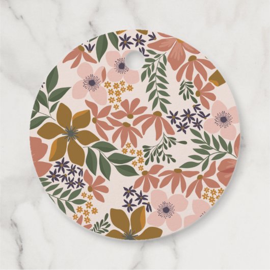 Brautparty oder Hochzeit auf dem Bauernhof Geschenkanhänger (Rückseite)