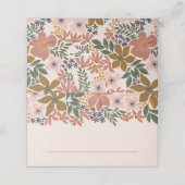 Brautparty oder Hochzeit auf dem Bauernhof Platzkarte (Außenseite Aufgefaltet)