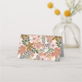 Brautparty oder Hochzeit auf dem Bauernhof Platzkarte (Rückseite)