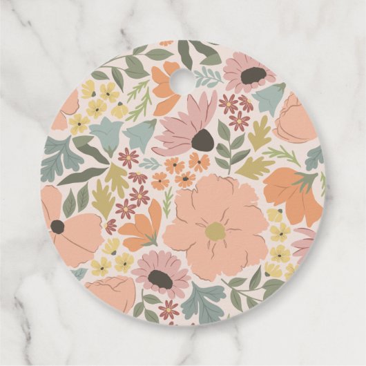 Brautparty oder Hochzeit Geschenkanhänger (Rückseite)