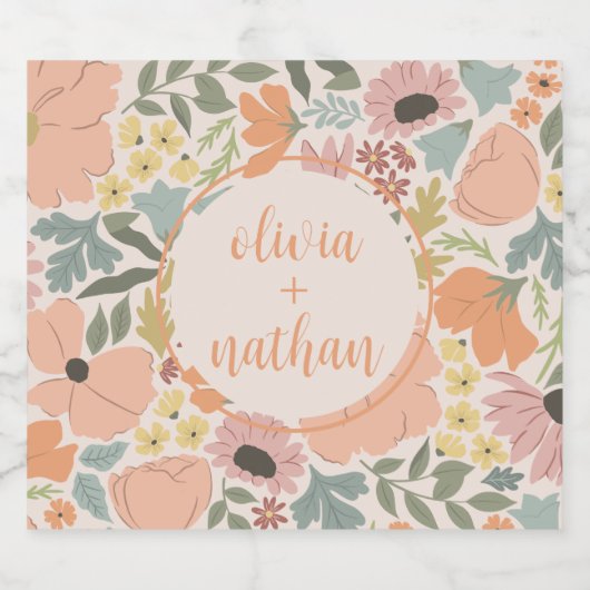 Brautparty oder Hochzeit Personalisiert Bierflaschenetikett (Einzelnes Label)