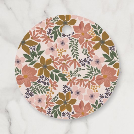 Brautparty oder Hochzeit Personalisiert Geschenkanhänger (Rückseite)