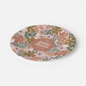 Brautparty oder Hochzeit Personalisiert Pappteller (Schrägansicht)