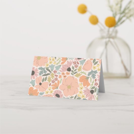 Brautparty oder Hochzeit Platzkarte (Rückseite)