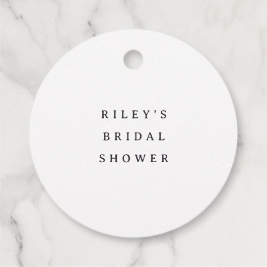 Brautparty oder Hochzeitsgewürz Geschenkanhänger (Rückseite)