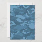 Brautparty oder Vertragspartei der Camouflage Einladung (Rückseite)