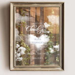 Brautparty on Cloud Nine Eleganten Mirror und Fensteraufkleber