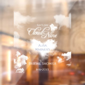 Brautparty on Cloud Nine Eleganten Mirror und Fensteraufkleber (Blatt 2)