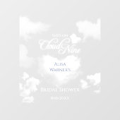 Brautparty on Cloud Nine Eleganten Mirror und Fensteraufkleber (Blatt)