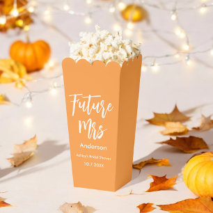 Brautparty Orange Future Mrs Geschenkbox Geschenkschachtel