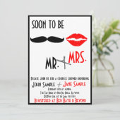 Brautparty Paare Einladung (Stehend Vorderseite)