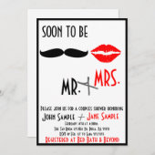 Brautparty Paare Einladung (Vorne/Hinten)