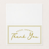 Brautparty Pack mit 25 Mini Dankeschön Karten (Außenseite Aufgefaltet)