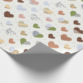 Brautparty Packpapier für Lady in den Herzen sh (Ecke)