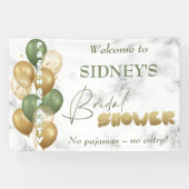 Brautparty. Pajama Party Banner (Horizontal)