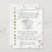 Brautparty. Pajama Party Einladung (Rückseite)