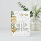 Brautparty. Pajama Party Games Postkarte (Stehend Vorderseite)