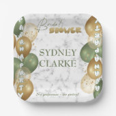 Brautparty. Pajama Party Pappteller (Vorderseite)