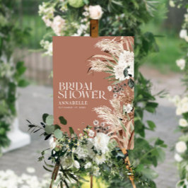 Brautparty Pampa Terracotta Poster