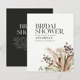 Brautparty pampas eucalyptus modern rustikal boho