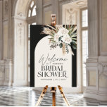Brautparty Pampas Gras Moderne boho elegant Poster<br><div class="desc">Brautparty Pampas Gras und Eukalyptus moderne boho elegante Party Dekoration. Moderne Schwarz,  Salbei grün,  Terrakotta und natürliche Farbtöne zur Verfügung.</div>