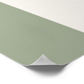 Brautparty Pampas Gras Moderner Weidenschaum Poster (Ecke)