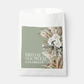 Brautparty Pampas Gras Modernes boho Gastgeschenk Geschenktütchen (Vorderseite)