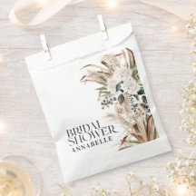 Brautparty Pampas Gras Modernes boho Gastgeschenk