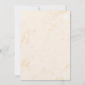 Brautparty Pampas Gras Rose Gold Luxus Einladung (Rückseite)